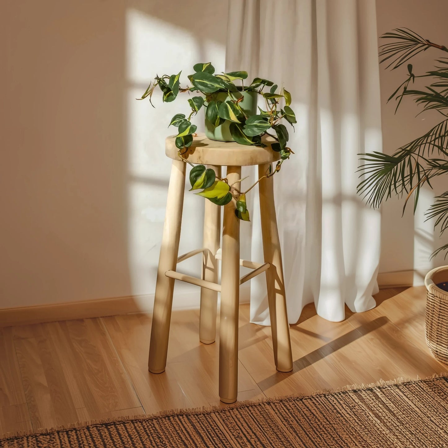 Kalp Yapraklı Alacalı Salon Sarmaşığı (Philodendron Scandens Brasil)